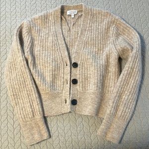& Other Stories wool blend cropped cardigan